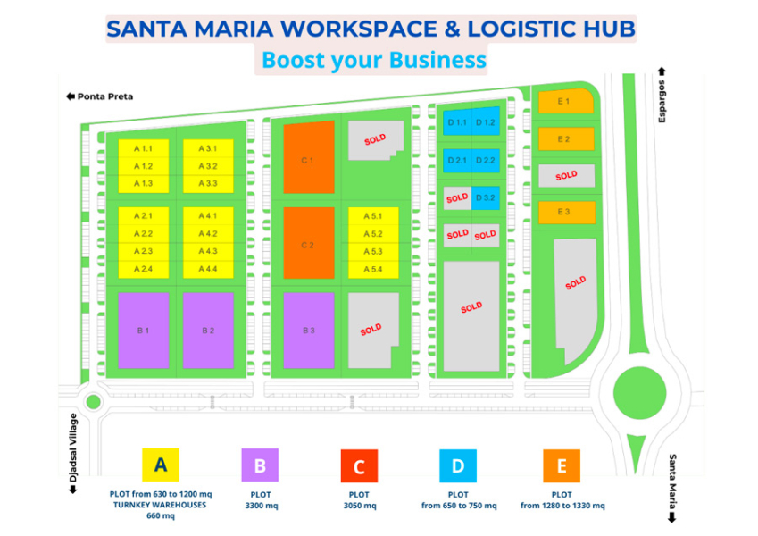 Mappa logistic hub - Santa Maria Workspace